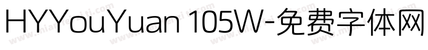 HYYouYuan 105W字体转换